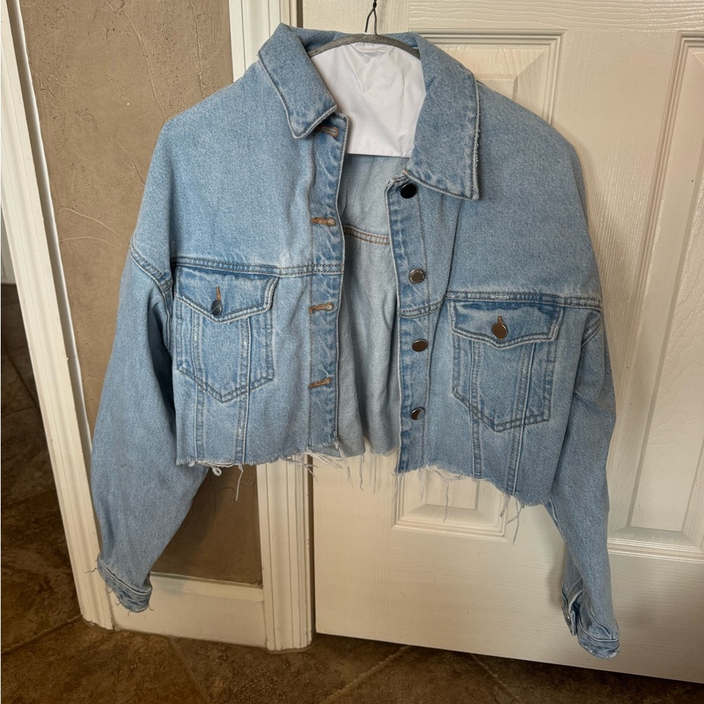Cropped Jean Jacket